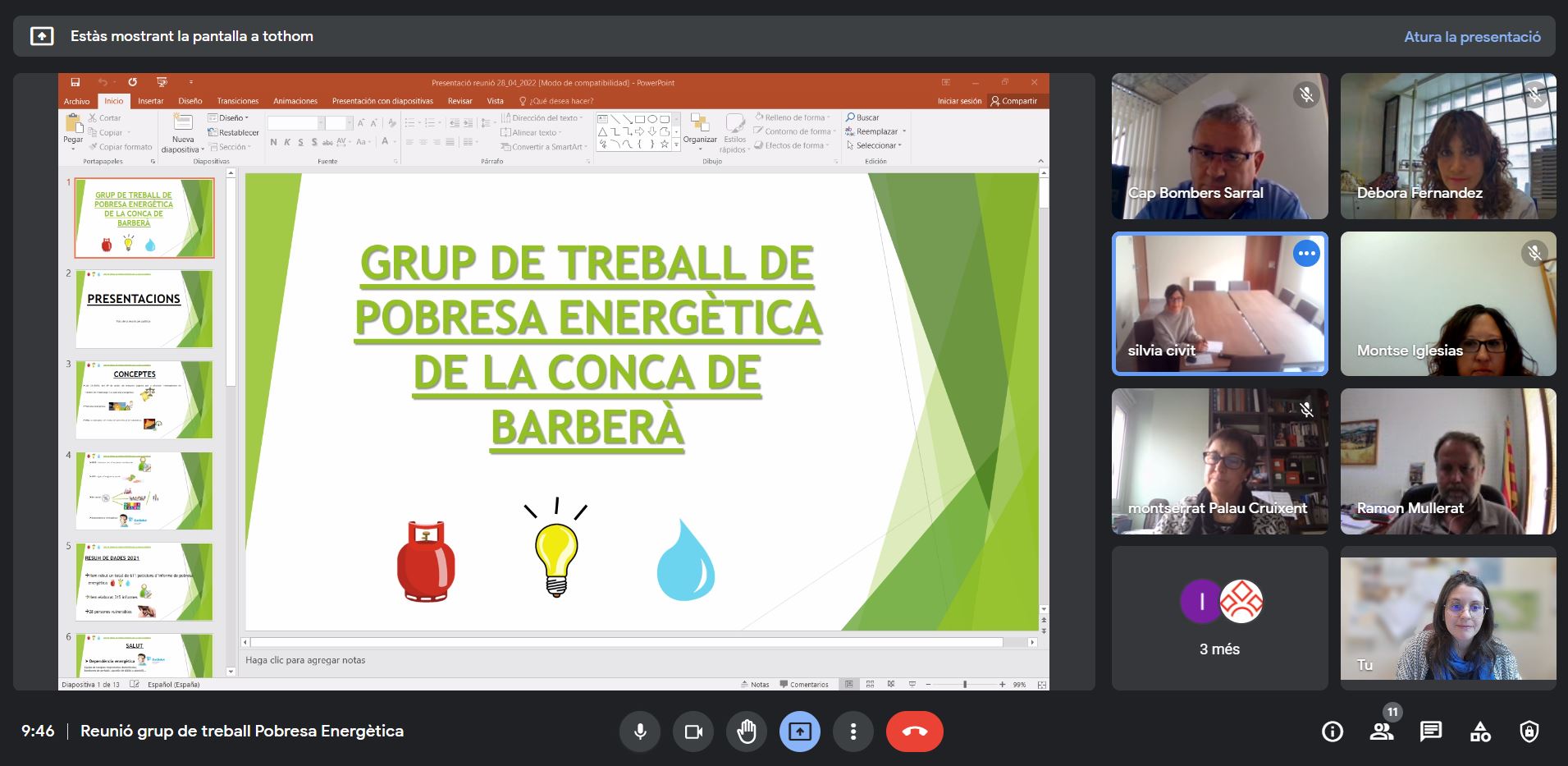 Se celebra una reunió per treballar contra la pobresa energètica