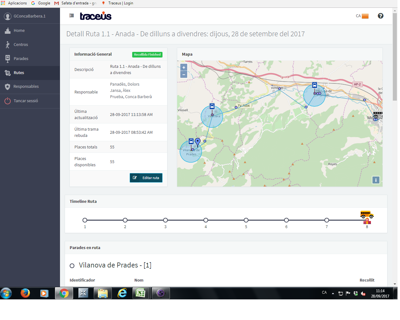 La conca de barberà pionera en implantar noves tecnologies en les rutes de transport escolar