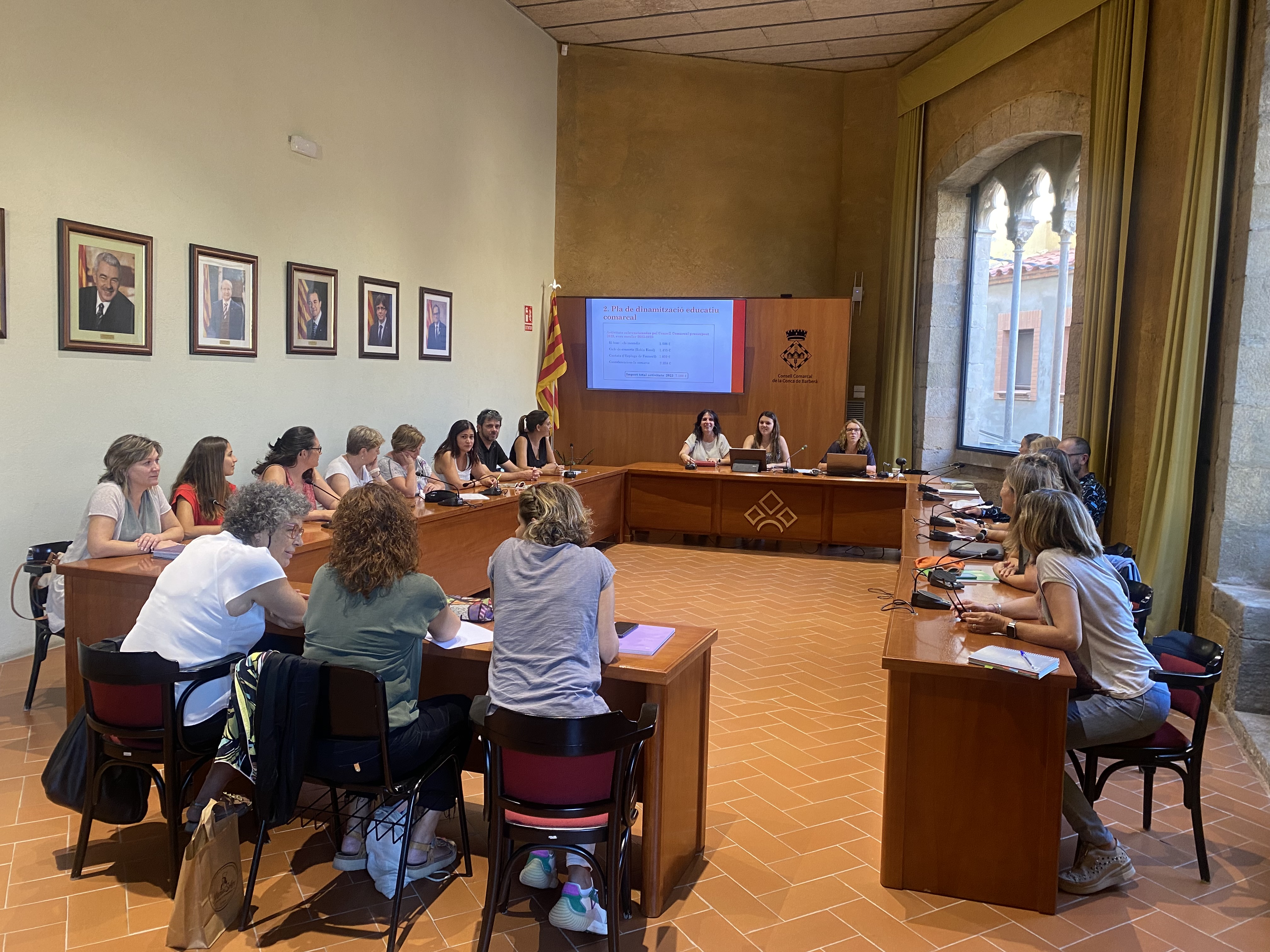 La consellera comarcal d’educació es reuneix amb les direccions dels centres escolars de la conca de barberà