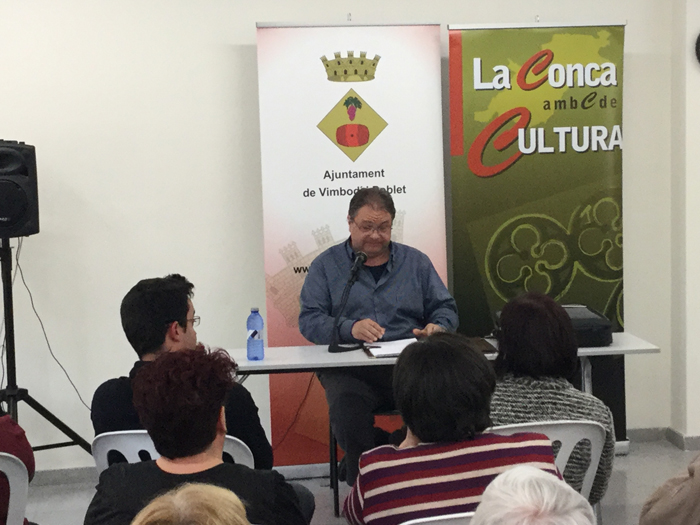 Conferència de valentí gual sobre el bosc de poblet al centre cívic de vimbodí