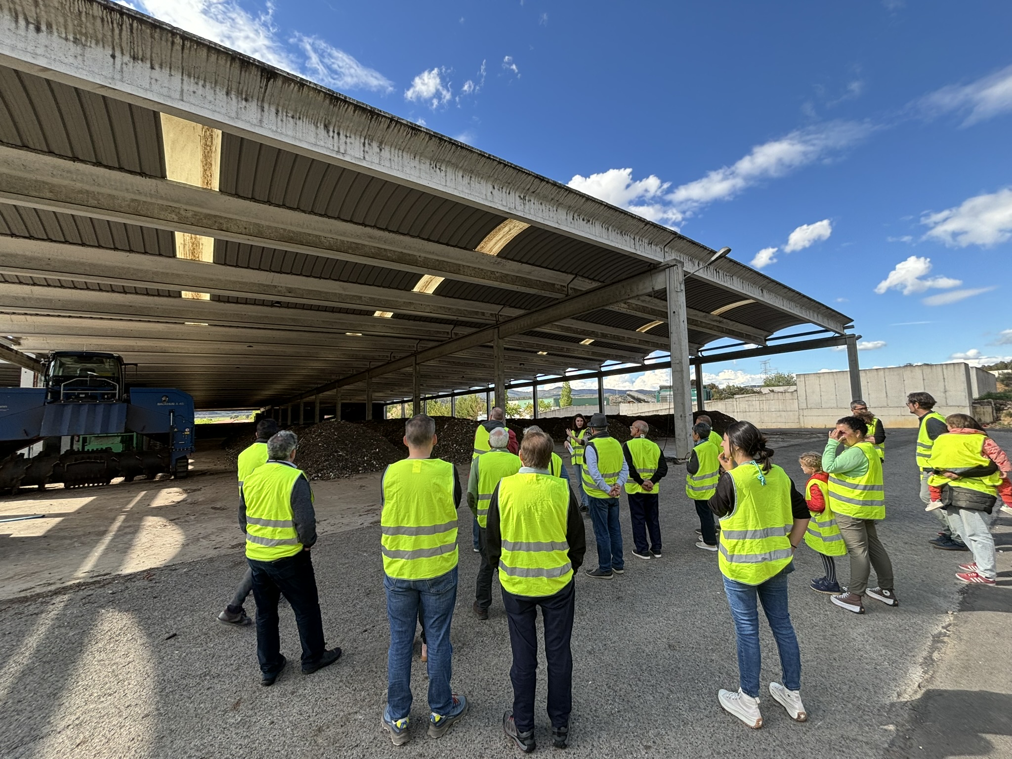 Visita oberta al centre de tractament de residus en el marc de la setmana internacional del compost