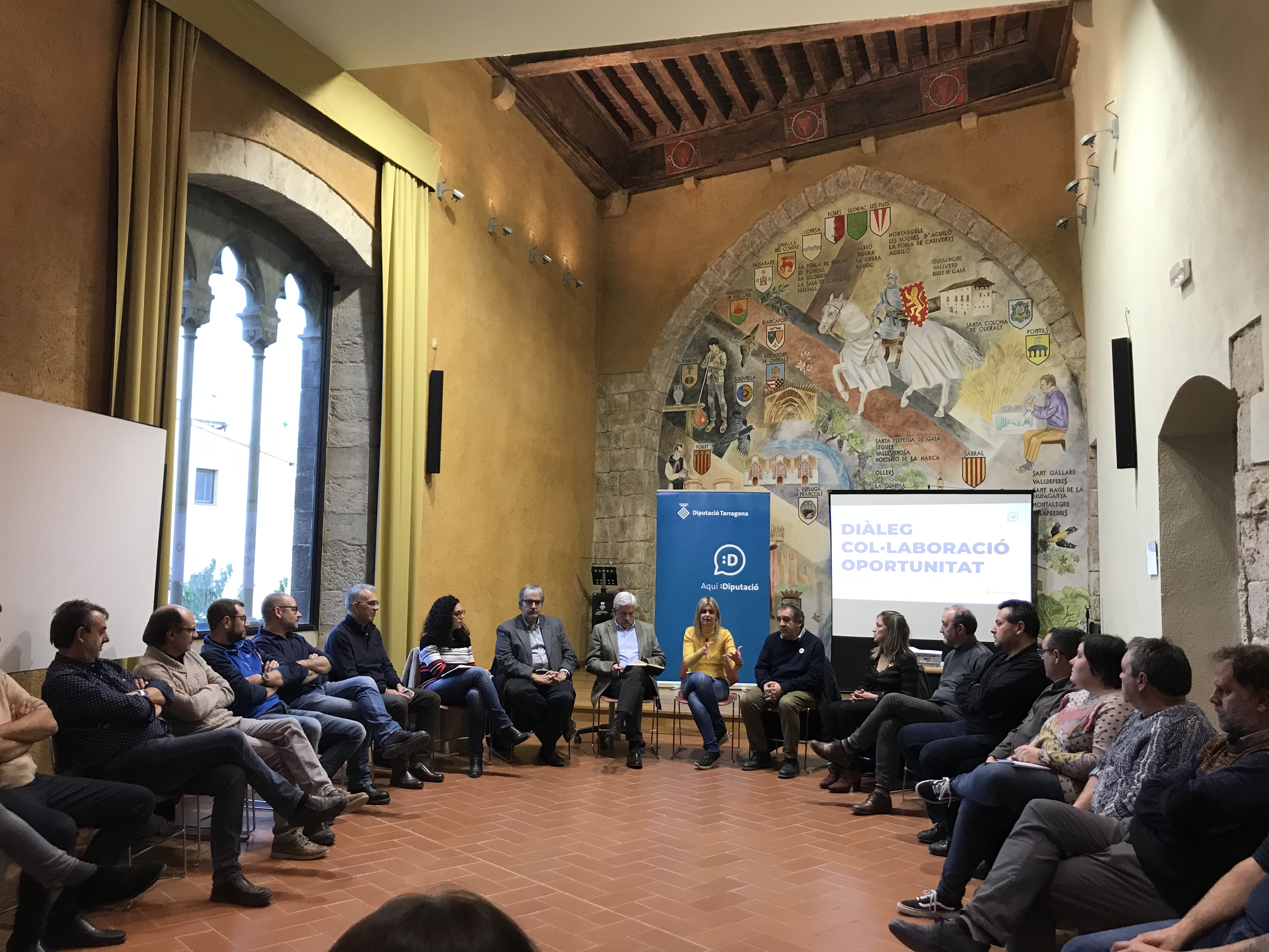 Jornada a montblanc de la diputació per fer el pla estratègic 2019 2023