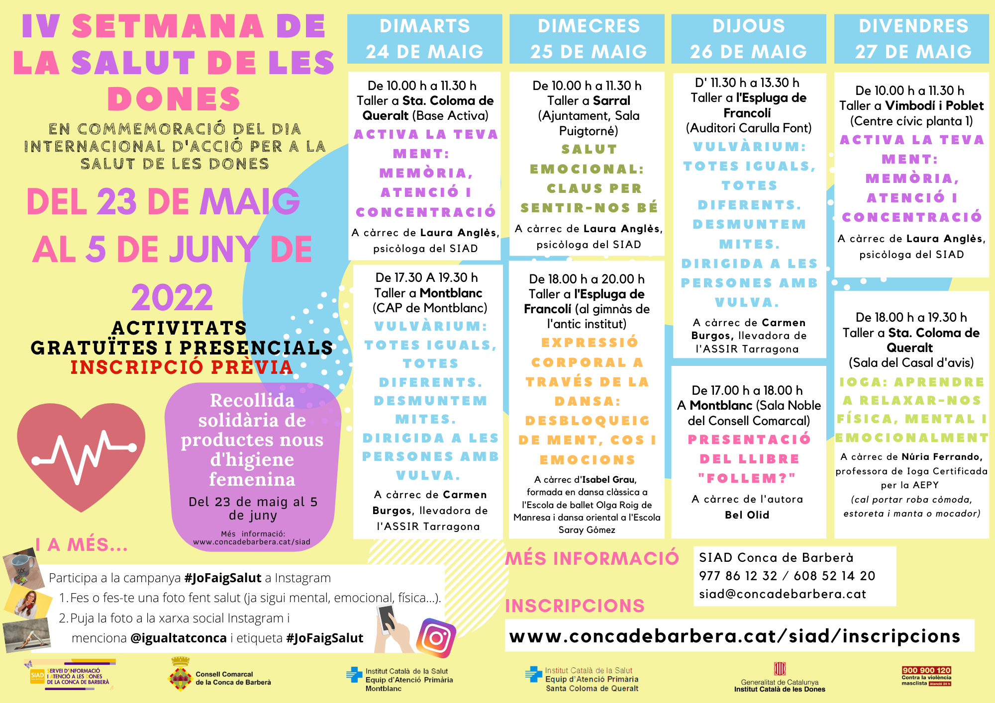 El siad commemora el dia internacional d'acció per a la salut de les dones