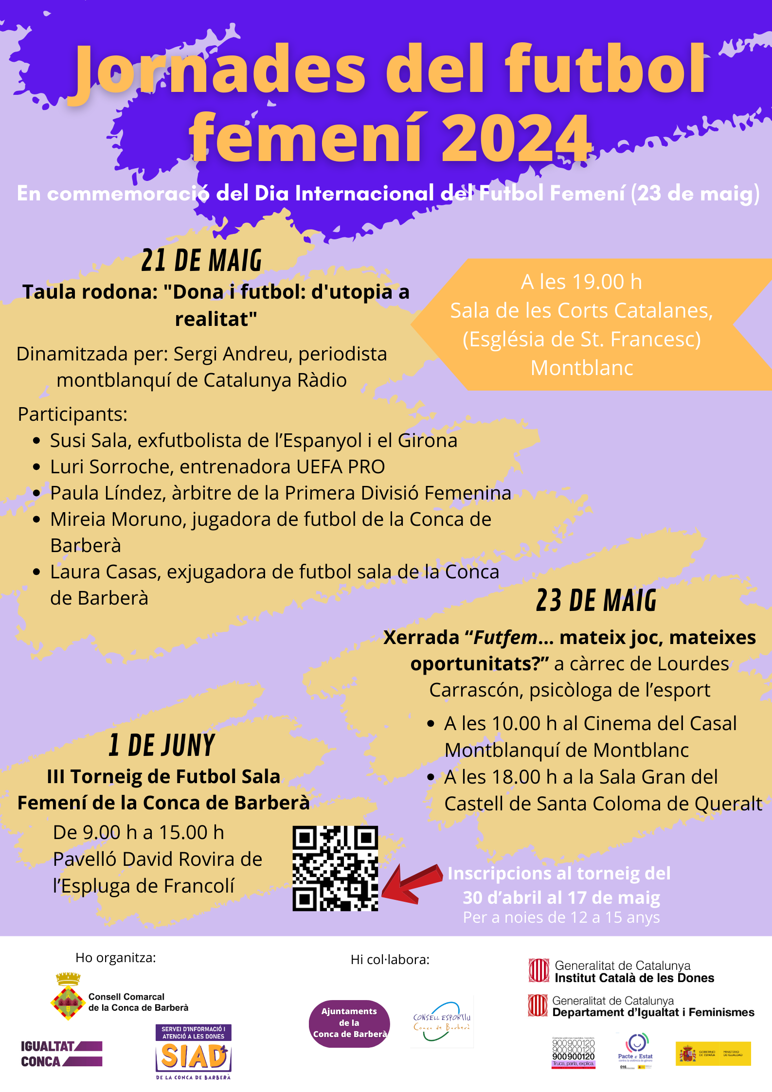 Activitats de commemoració pel dia internacional del futbol femení (23 de maig)