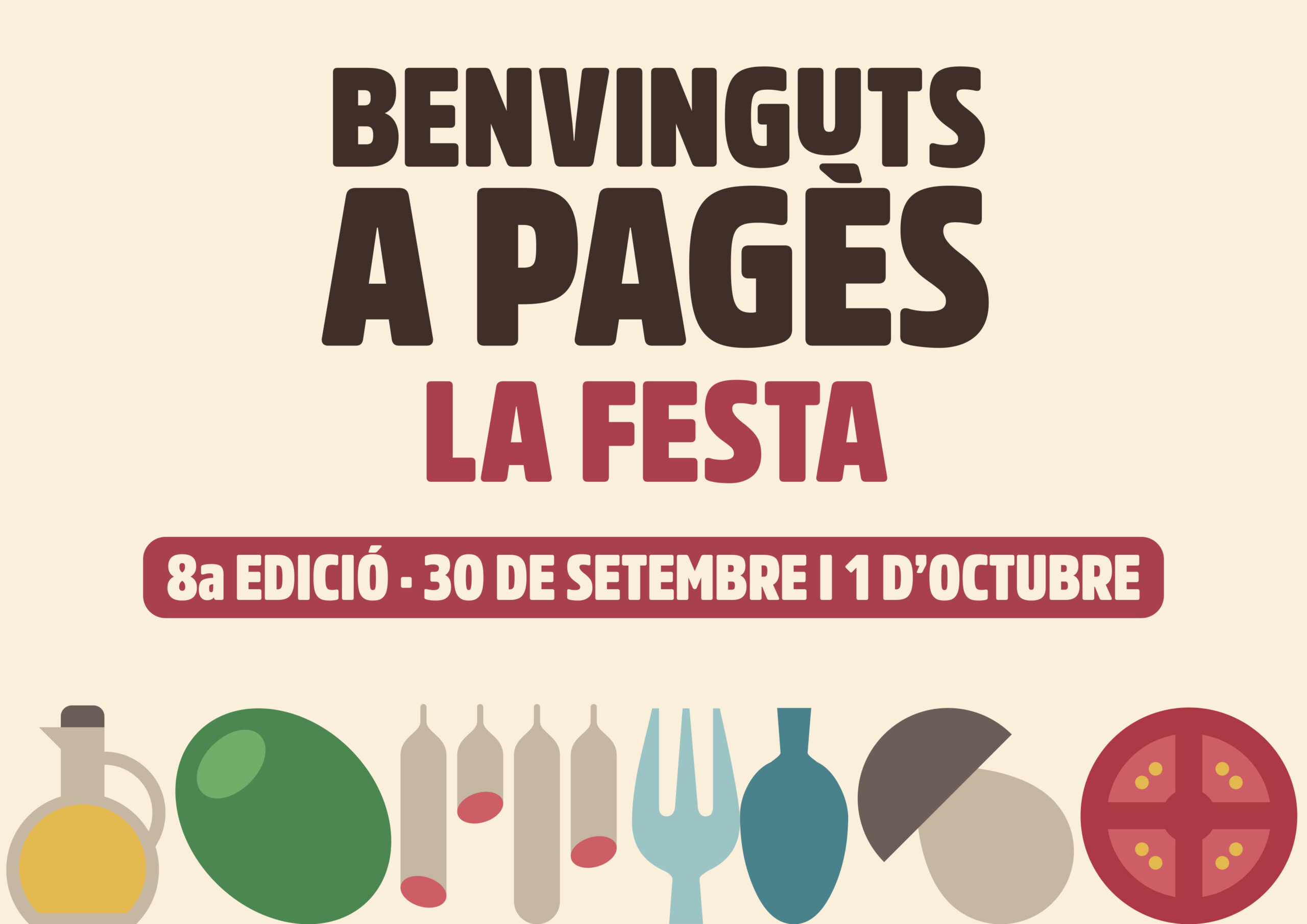 La conca de barberà participa en una prova pilot amb la incorporació d'elaboradors i petits artesans a la vuitena edició del benvinguts a pagès "la festa"