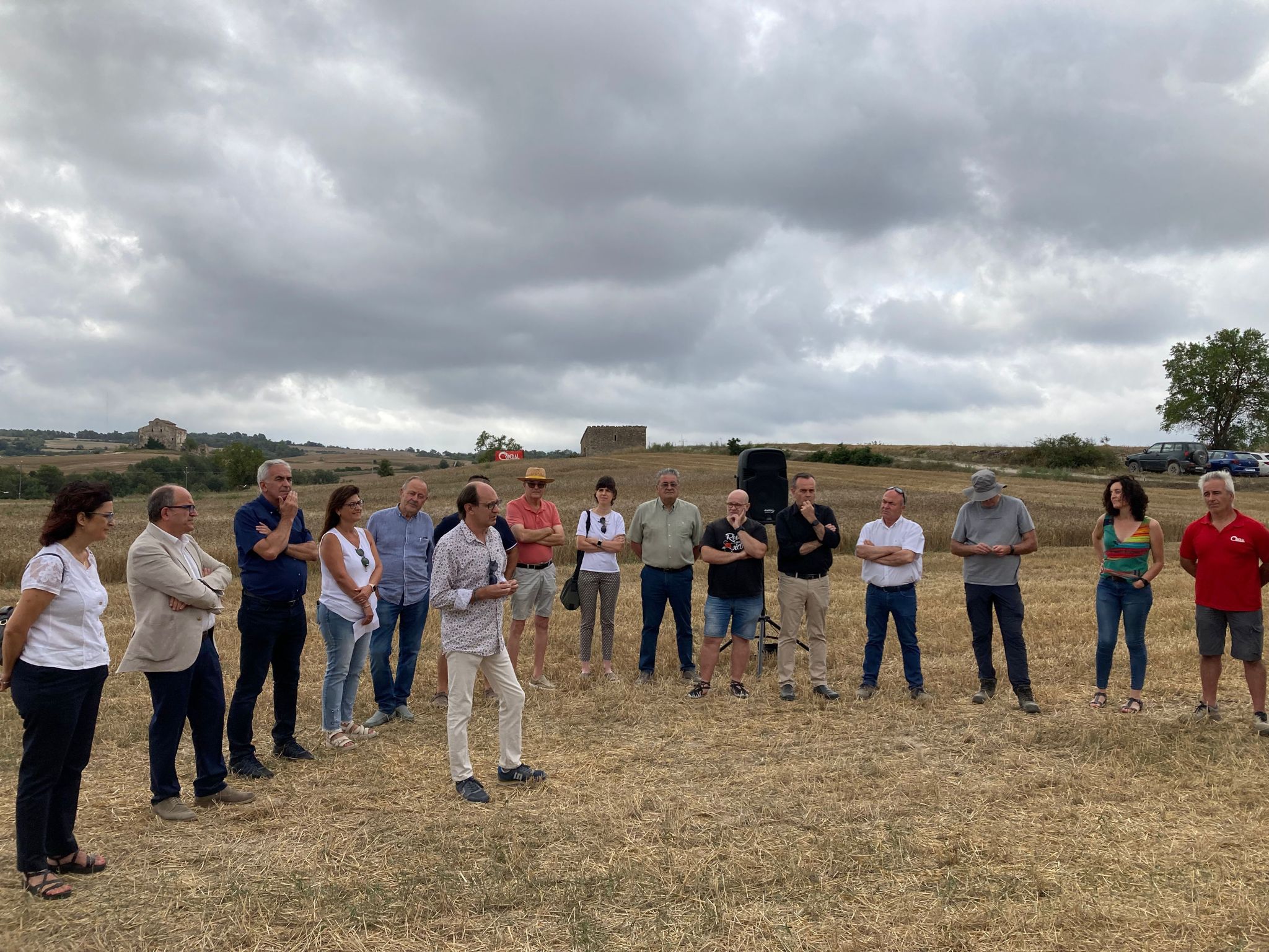 Sega del blat de mestral 2023  a santa coloma de queralt 