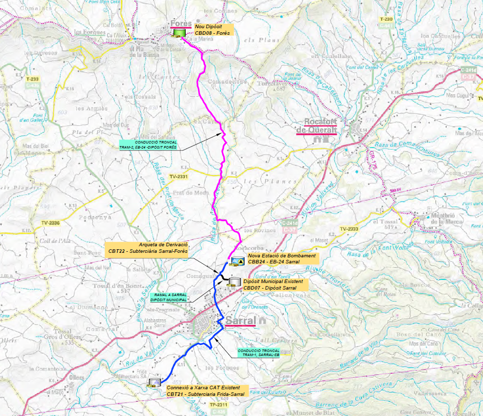 El consell comarcal de la conca de barberà aprova el projecte d’abastament d’aigua la comarca