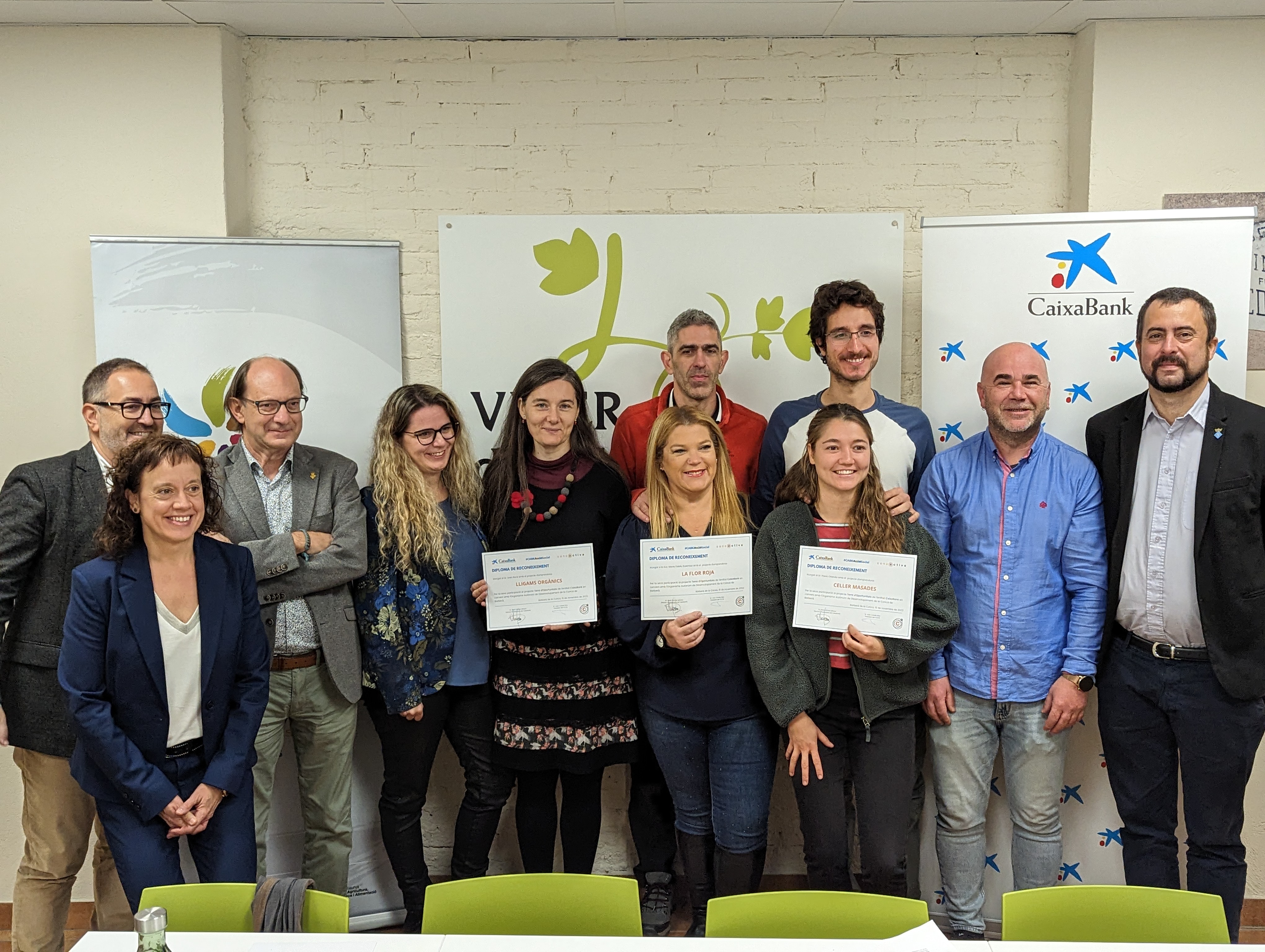 Concactiva i caixabank entreguen els reconeixements terra d’oportunitats a projectes d’emprenedoria rural de la conca de barberà