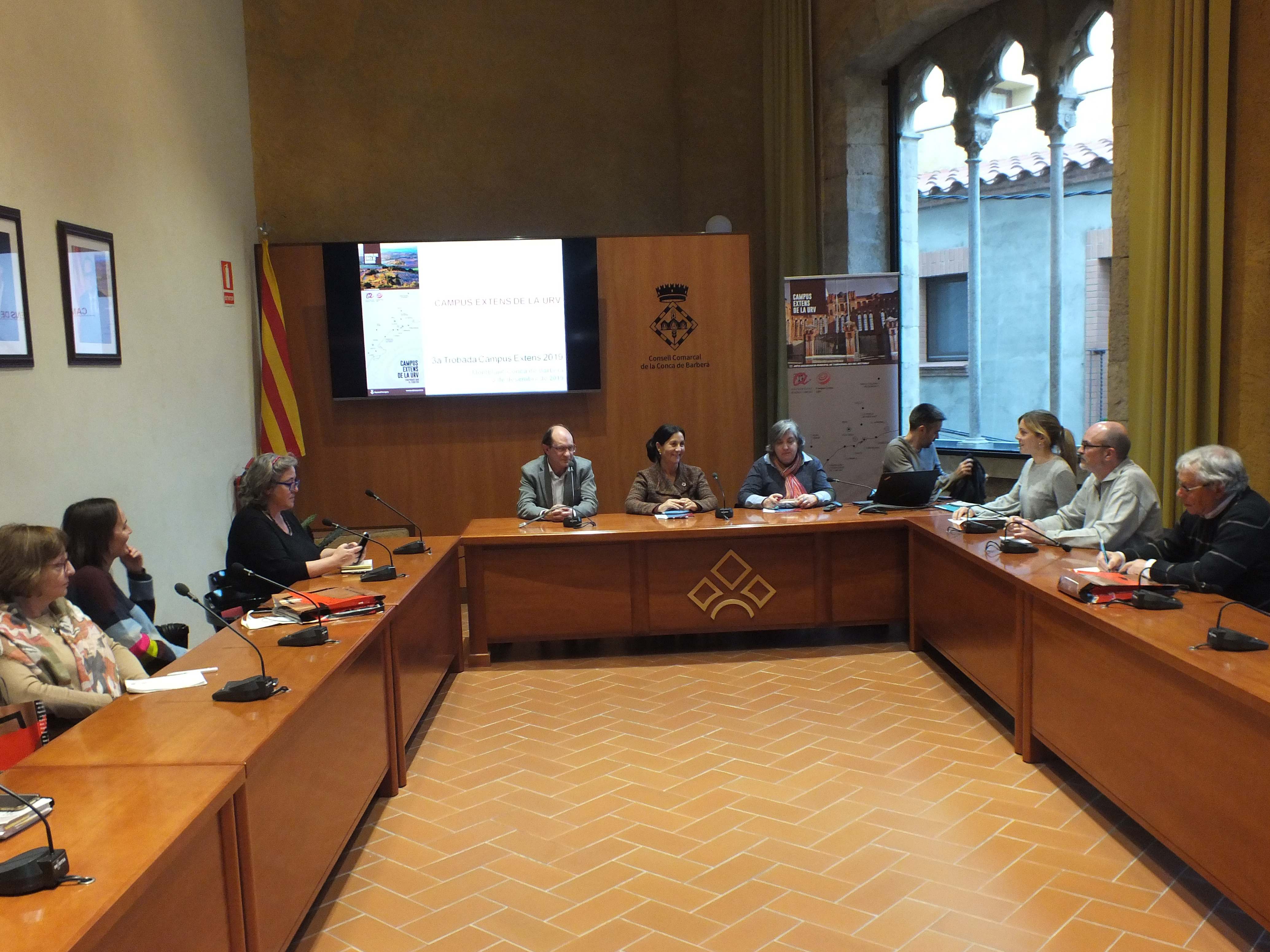 Reunió a montblanc dels coordinadors territorials del campus extens de la urv
