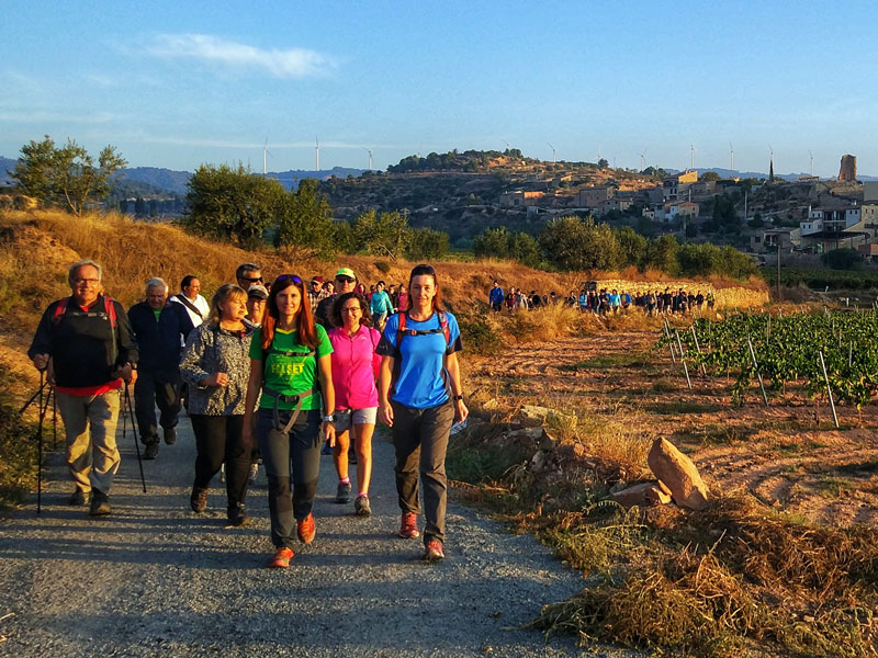 Inaugurada oficialment la variant del gr 175 que passa per blancafort i solivella