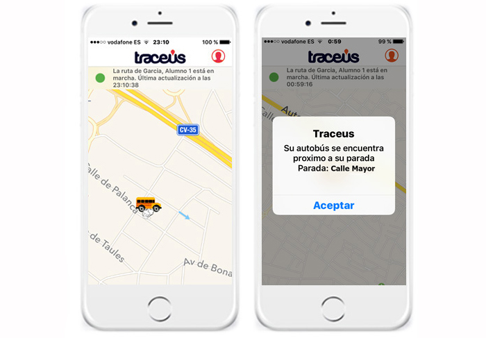 La nevada posa a prova l'aplicació que avisa les famílies de canvis en el transport escolar