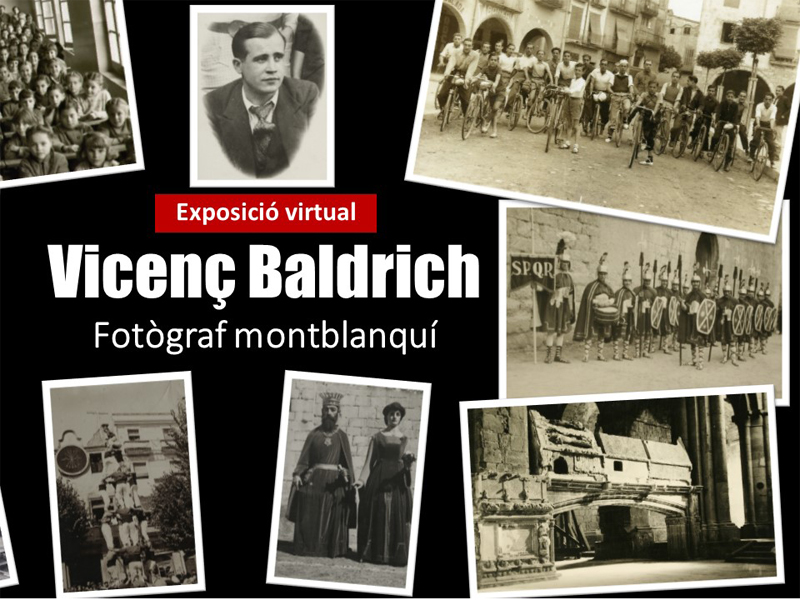 L’arxiu comarcal publica una exposició virtual de fotografies del fons vicenç baldrich