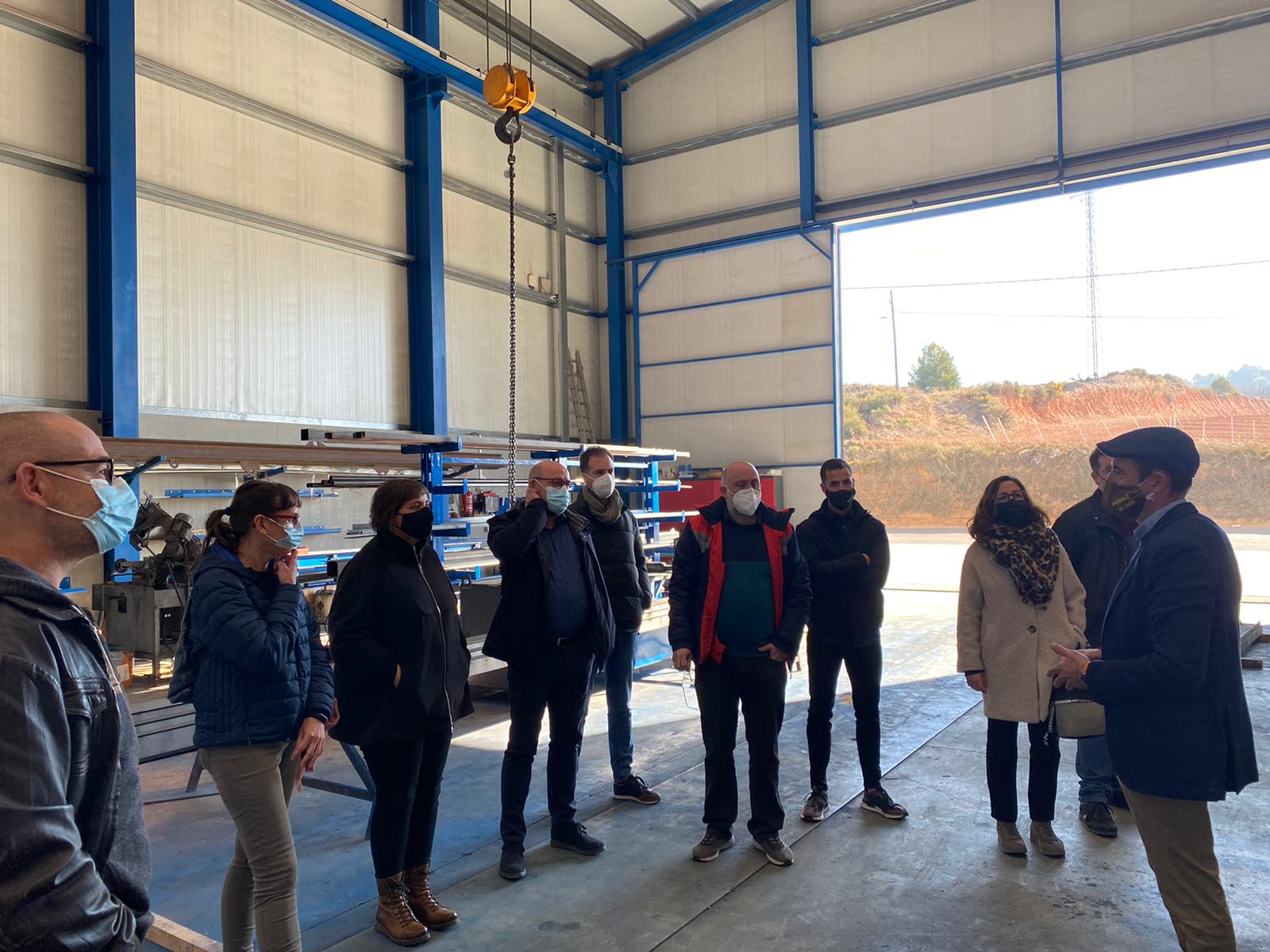 Concactiva i diferents representants de la comarca visiten europastry i noxifer