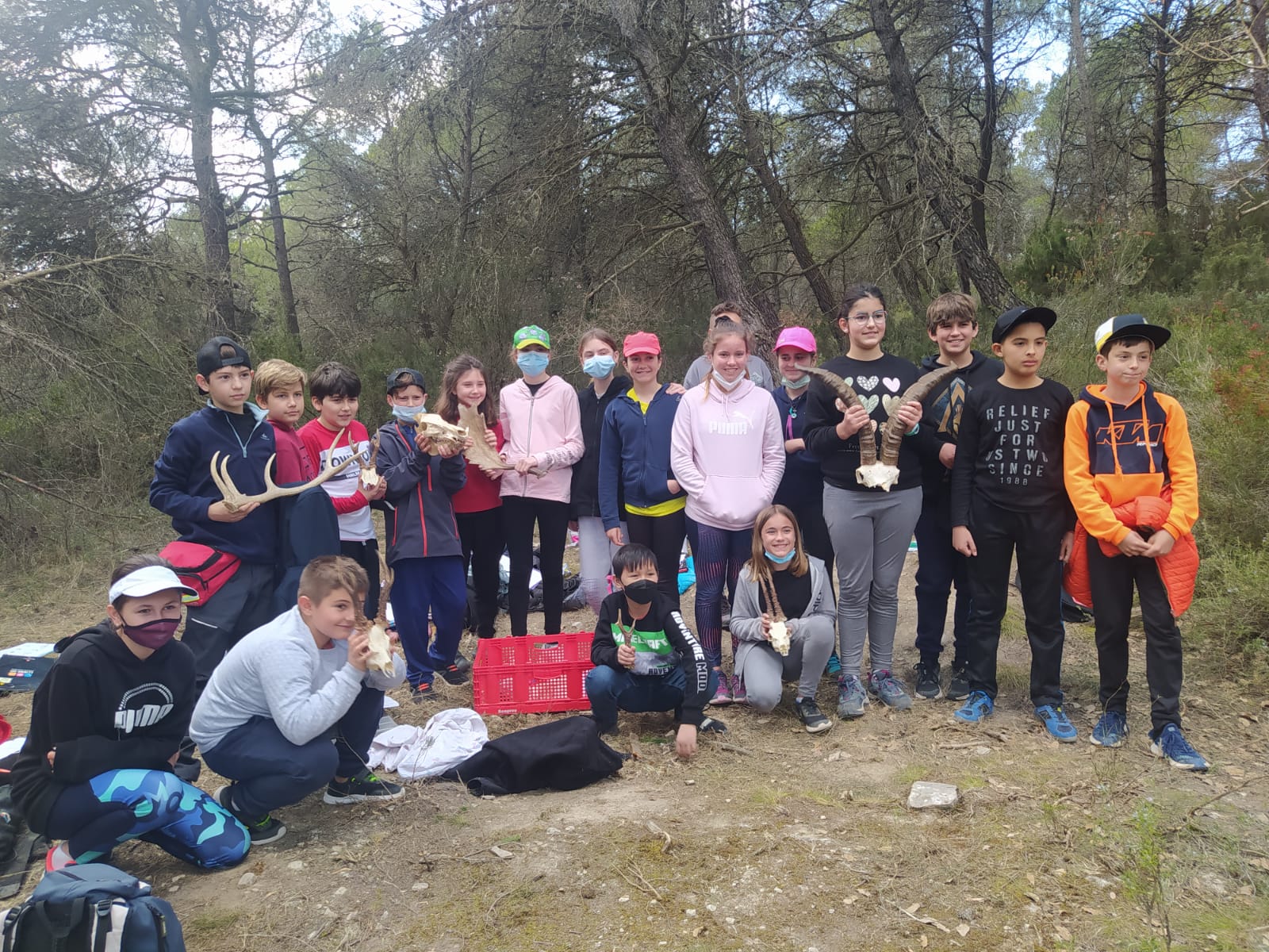 Seixanta infants participen en l'activitat "el bosc i els incendis"