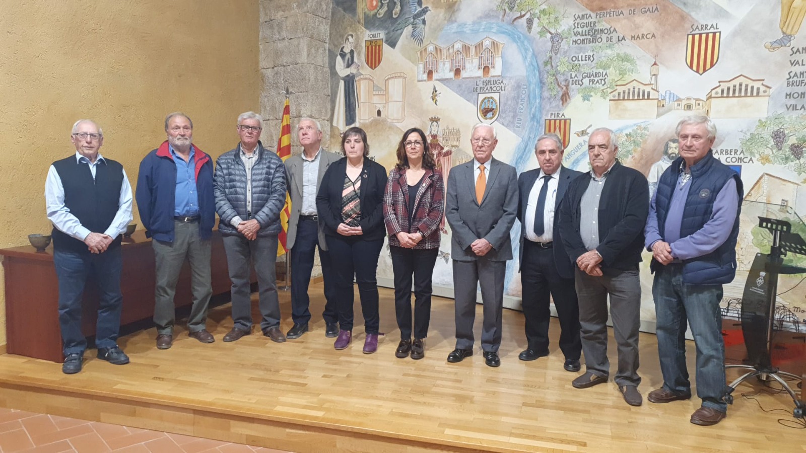 Acte de reconeixement als primers ajuntaments de la democràcia