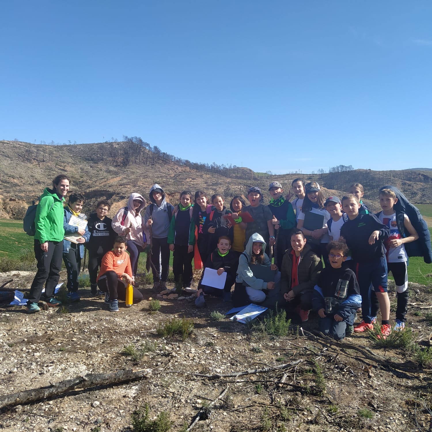 El bosc i els incendis és una iniciativa del consell comarcal de la conca de barberà i del cos d'agents rurals