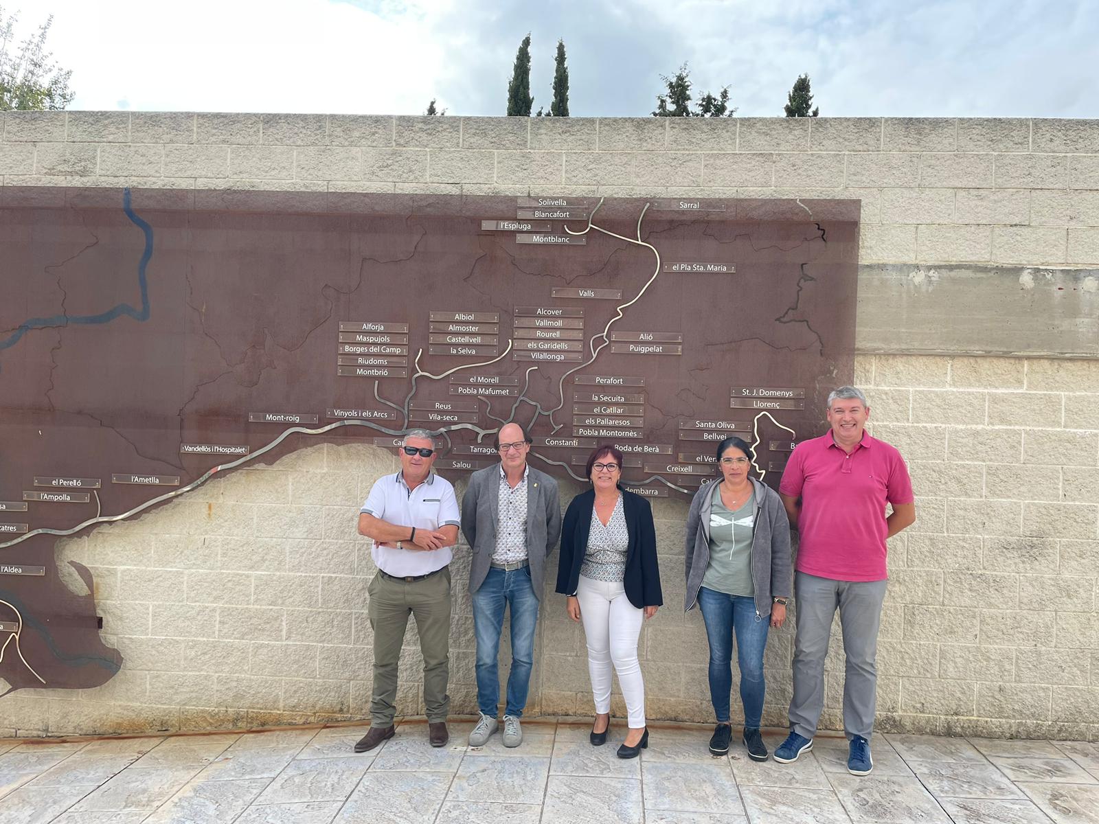 Reunió al consorci d'aigües de tarragona sobre el projecte comarcal d’abastament d’aigua potable