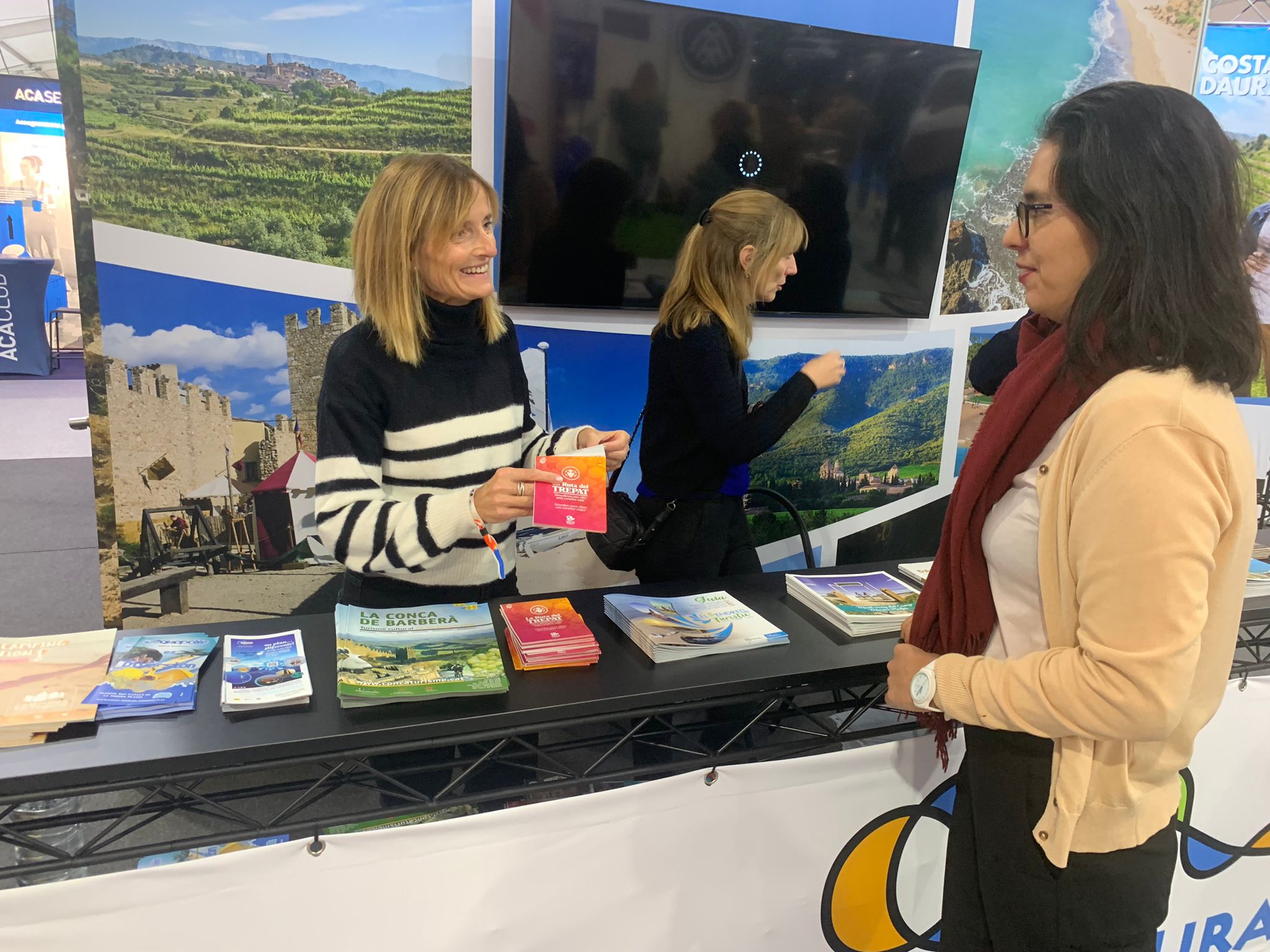 La promoció turística de la conca de barberà a la fira d’andorra ha estat tot un èxit 