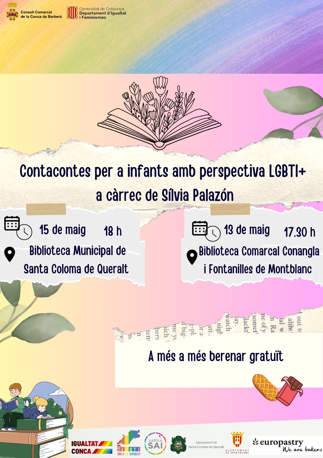 La conca de barberà commemora el 17 de maig, dia internacional contra la lgbti fòbia 