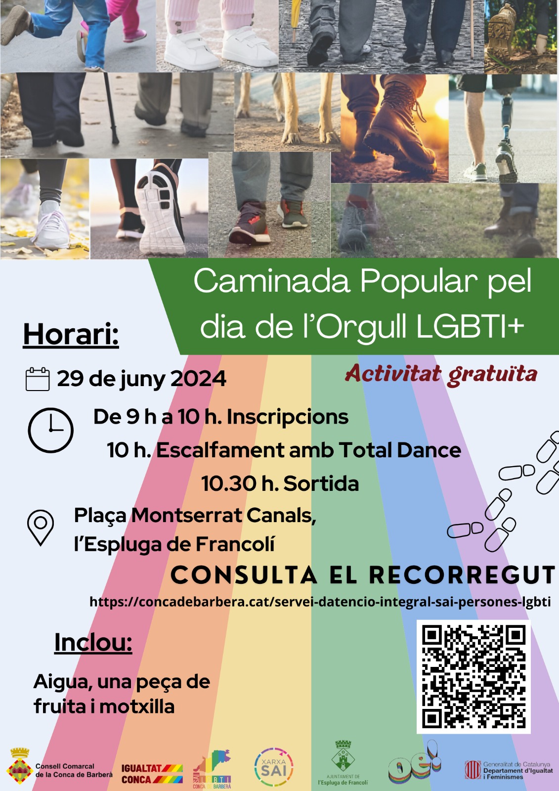 La conca de barberà commemora la setmana de l’orgull lgbti