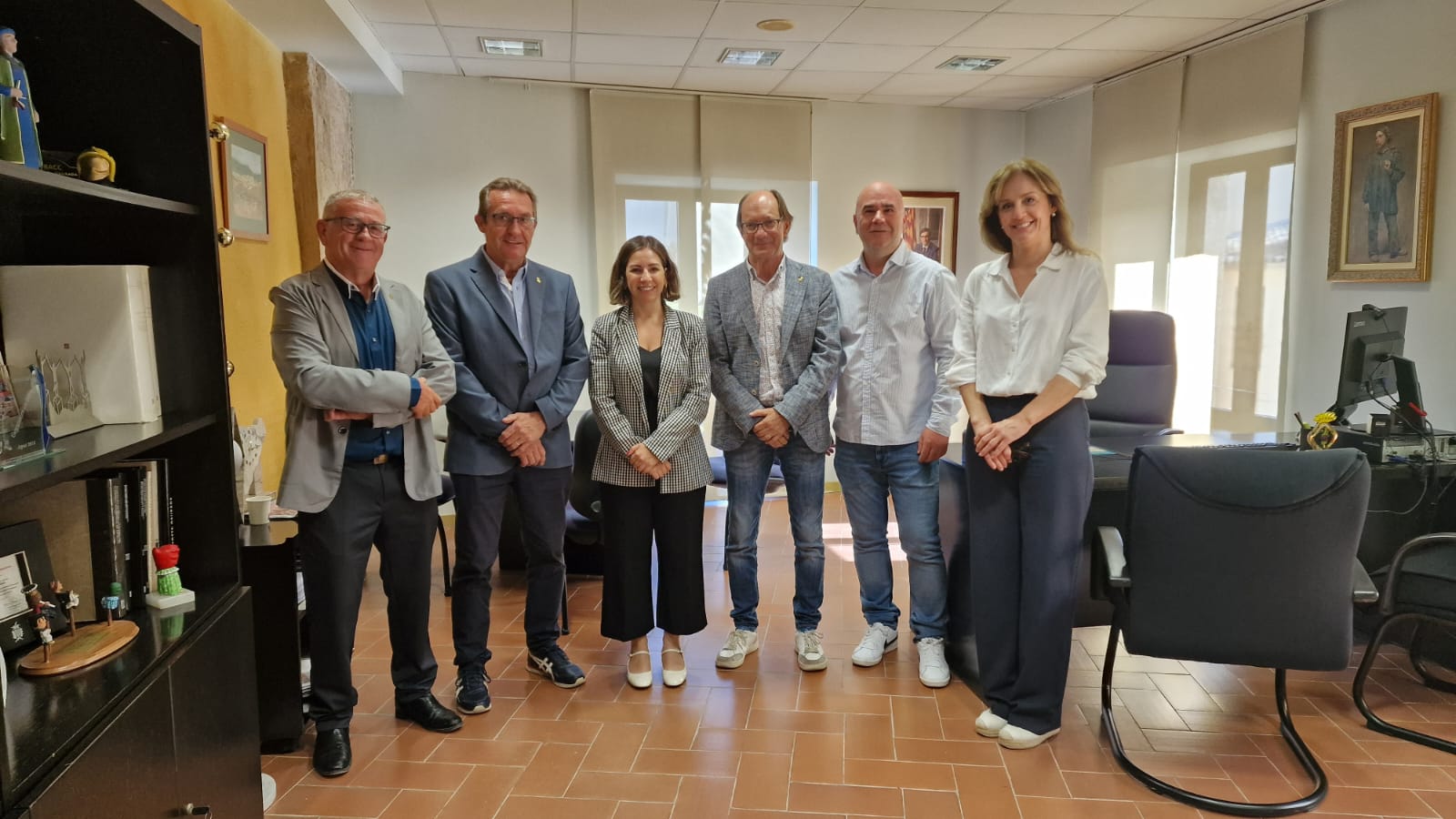Visita institucional de la delegada del govern del camp de tarragona