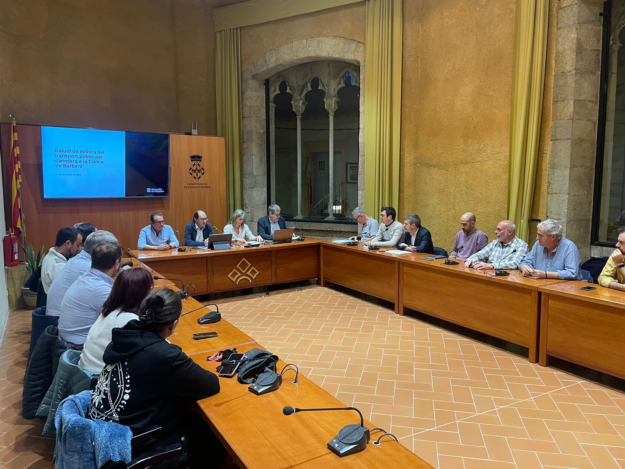 La direcció general de transport públic presenta la realització d’un estudi de millora del transport públic a la conca de barberà