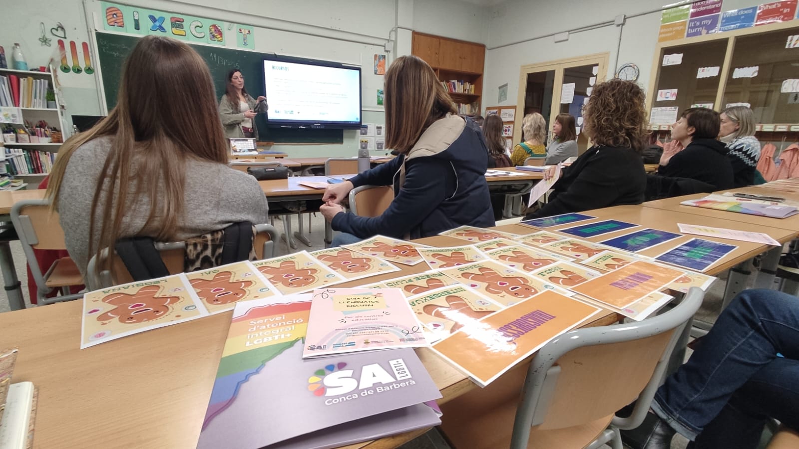 Continuen les sessions formatives sobre diversitat sexual i de gènere als centres educatius de la conca de barberà