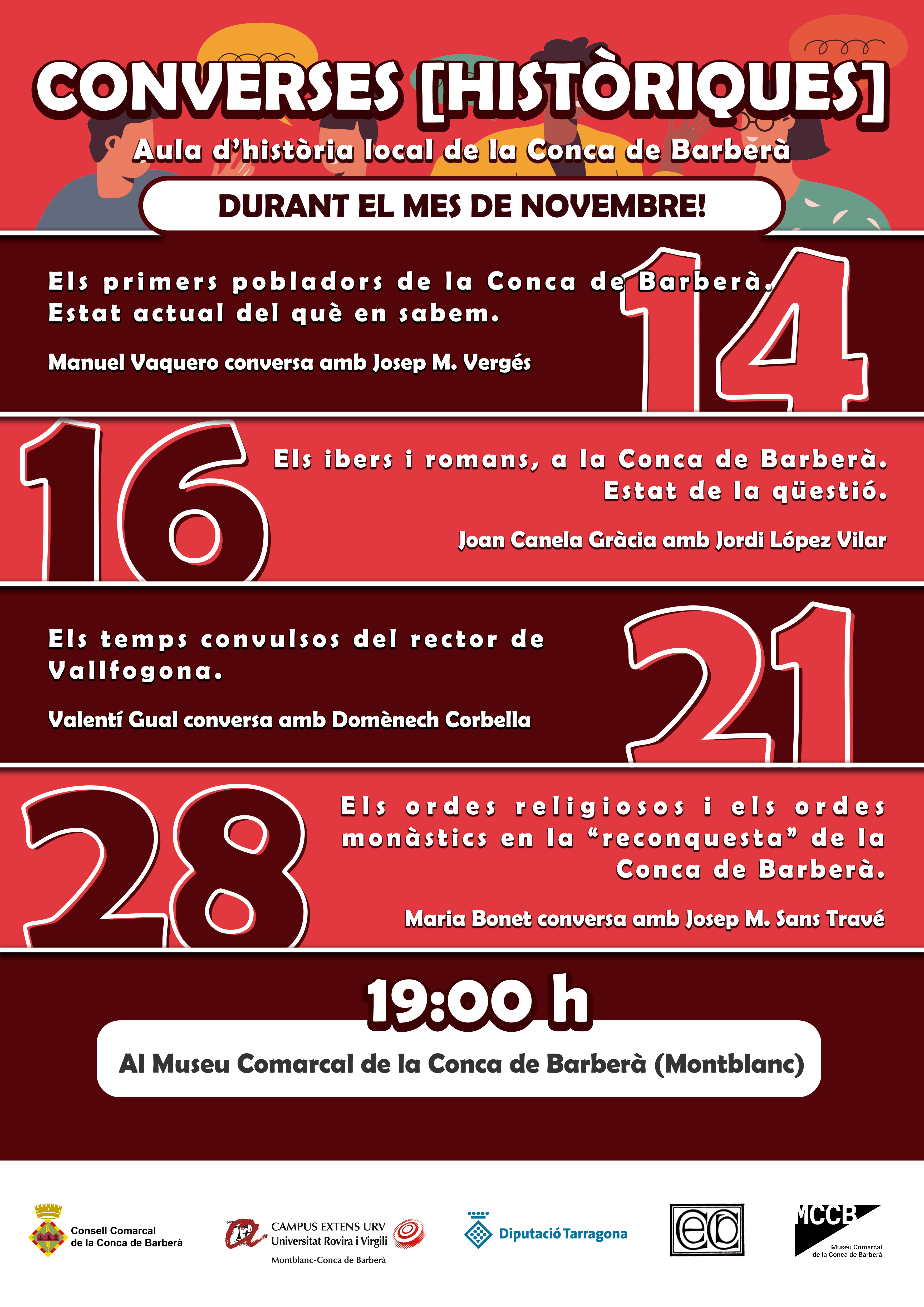 El consell comarcal impulsa el cicle de conferències “converses” sobre la història de la comarca